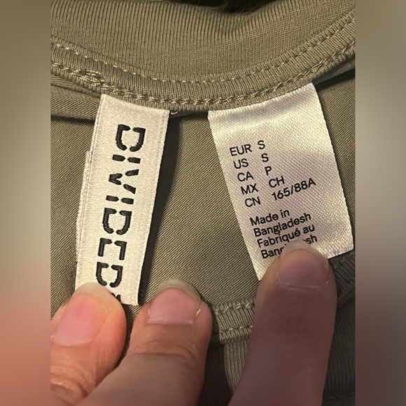 Divided Sage Green Tank Top - Picture 2 of 3